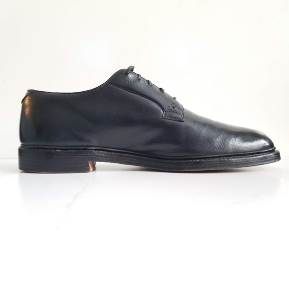 JOHNSTON MURPHY V Cleat Aristocraft Men\'s Oxford Black Shoes Size 10 E/C Vintage main image 7